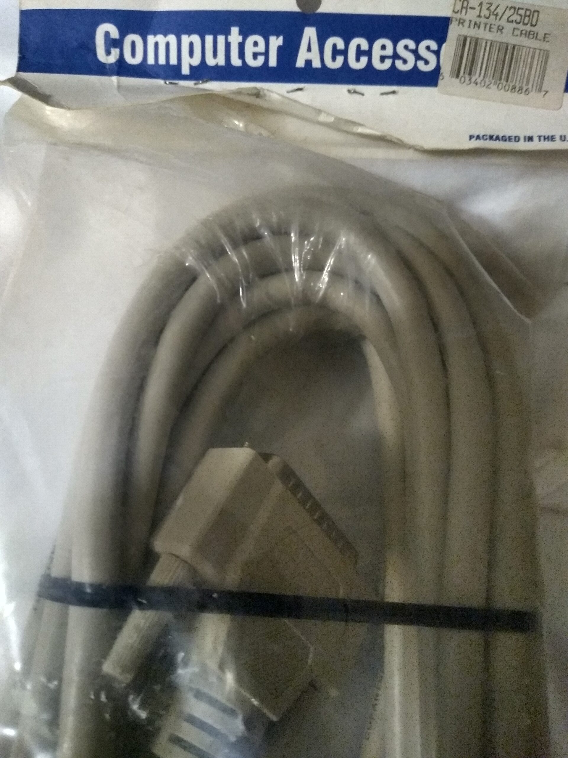 25′ IEEE Printer Cable Bi Directional