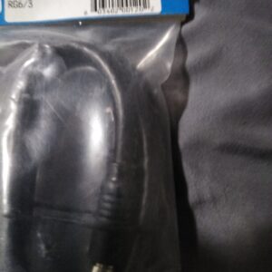3′ RG6 Coax Cable Black