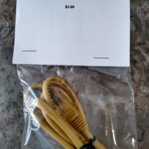 3 Ft Yellow Ethernet Cord