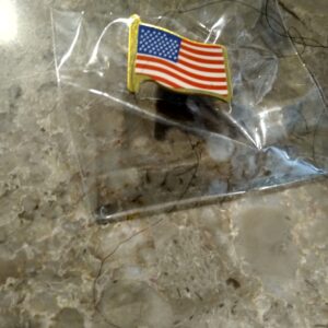 American Flag Clutch Pin