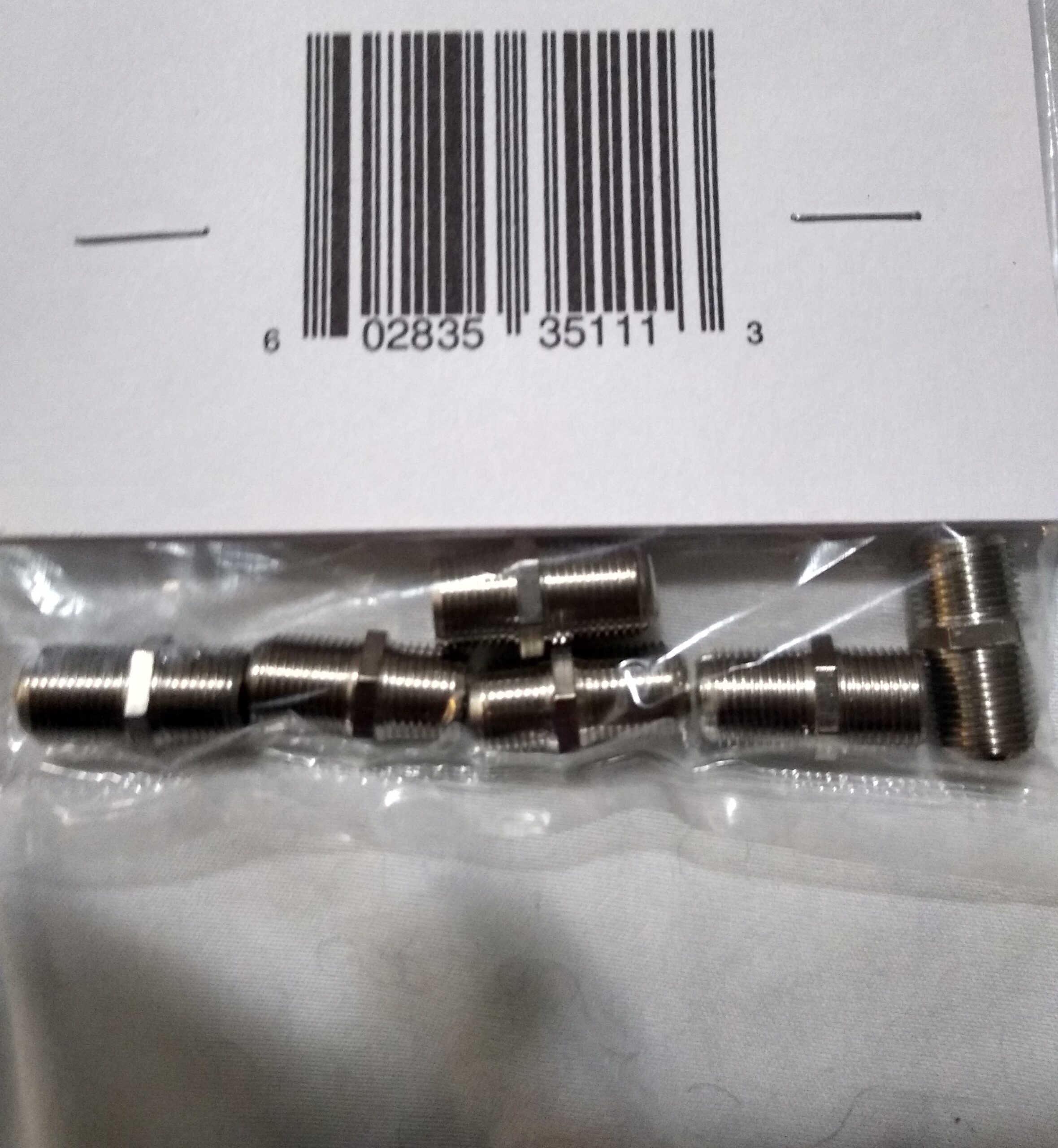 F-81 Coax Coupler (6PK)