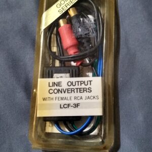 Line Out Converters With Female RCA Jacks (Gold Series)