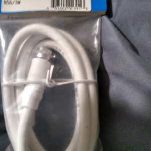 3′ RG6 Coax Cable White