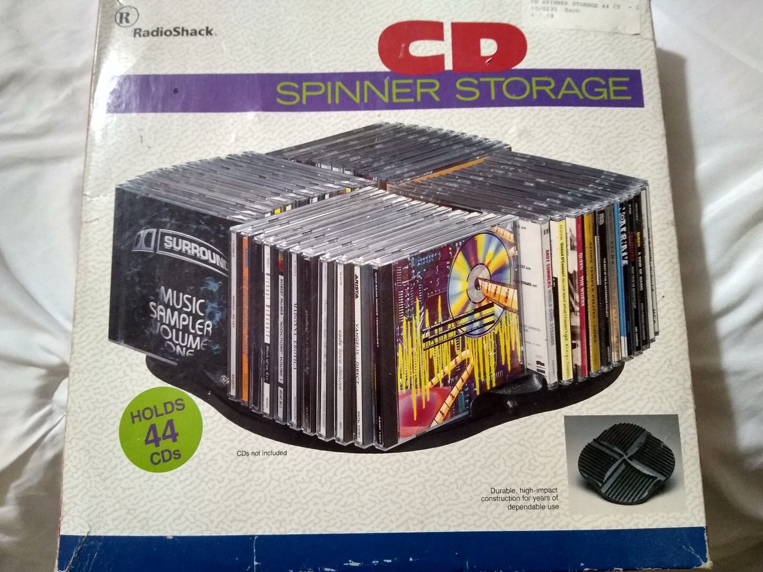 Radio Shack CD Spinner Storage