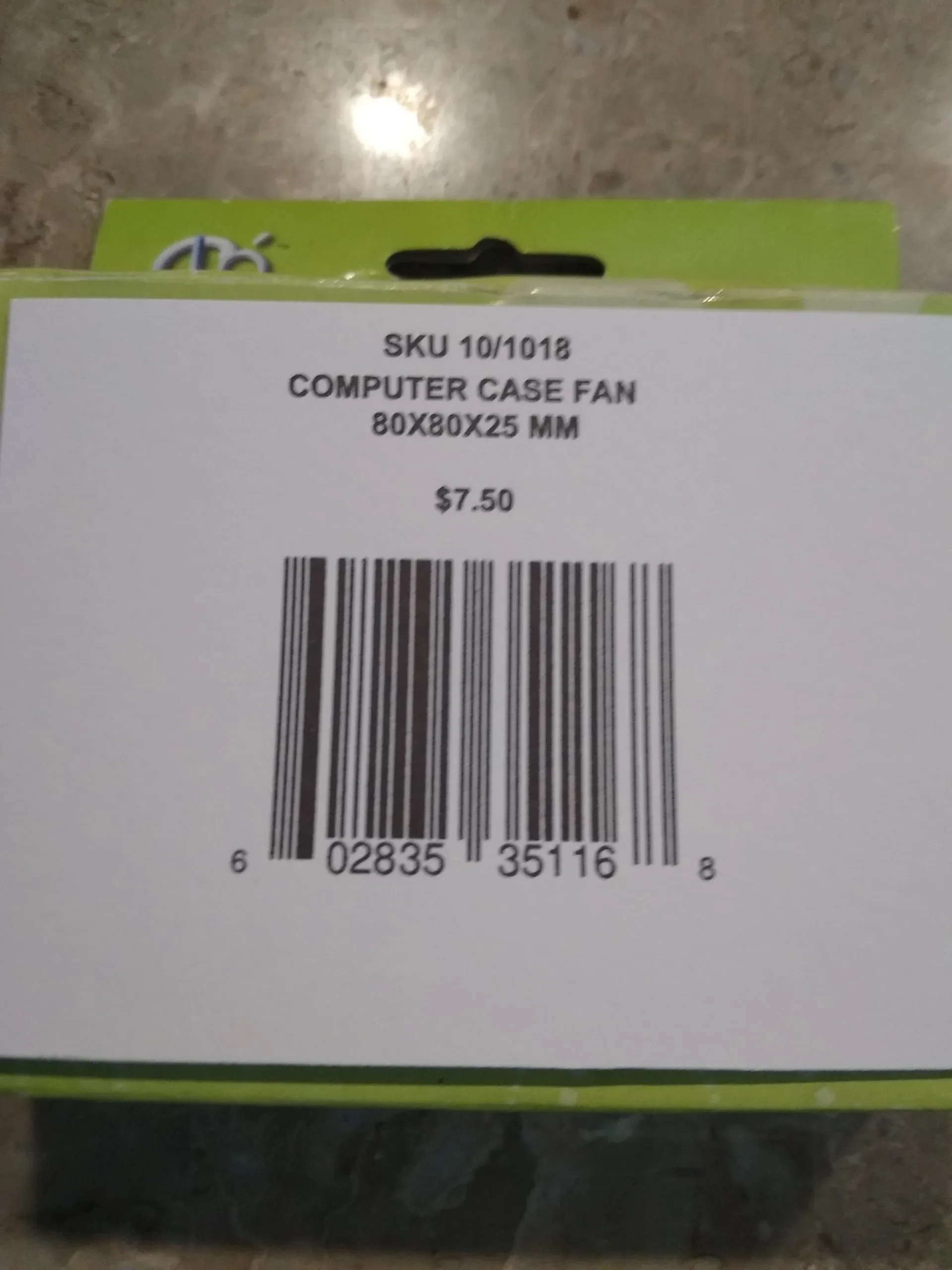 Computer Case Fan 80x80x25MM