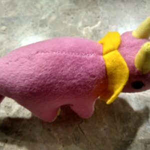 Mini Stuffed Pink Dinosaur 4″ Tall