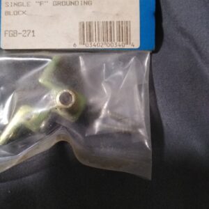 Single Grounding Block For Satellite or TV