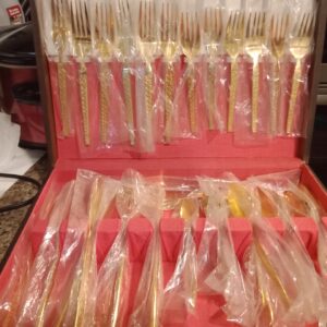 vintage silverware set